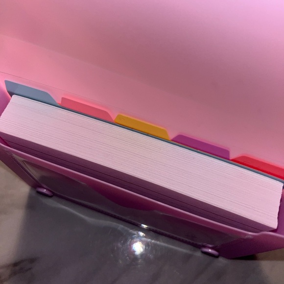 BACK TO SCHOOL Index Card/Coupon Organizer Includes Index Cards & 5 Dividers - Picture 4 of 4